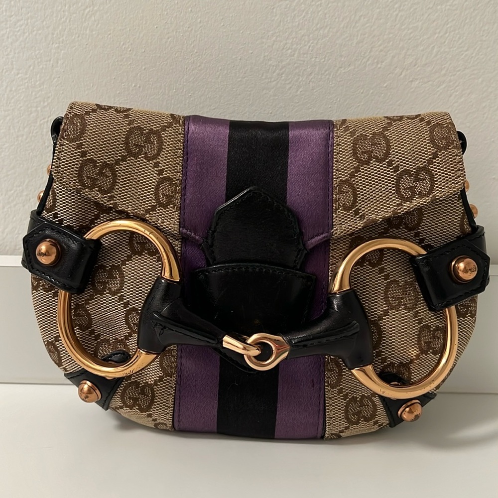 Vintage Gucci Horsebit Bamboo Chain Mini Bag